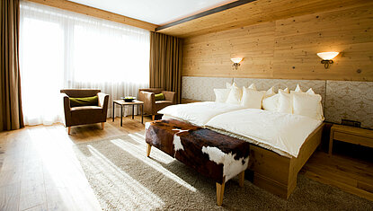 Junior suite in Minglers Sportalm near the Kitzbühel Alps